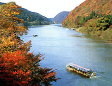 Mogami River Boat Ride(Tozawa Village)