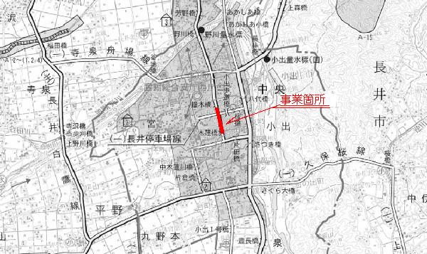 粡町成田線位置図