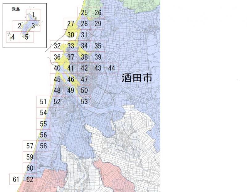 酒田市位置図（画像）