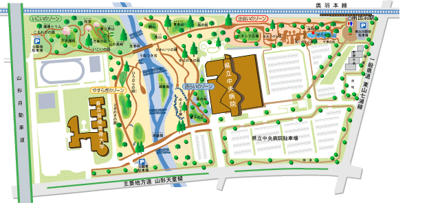 健康の森公園平面図