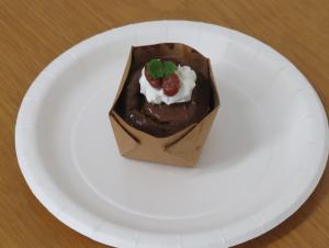 紅大豆と舘山りんごのガトーショコラ