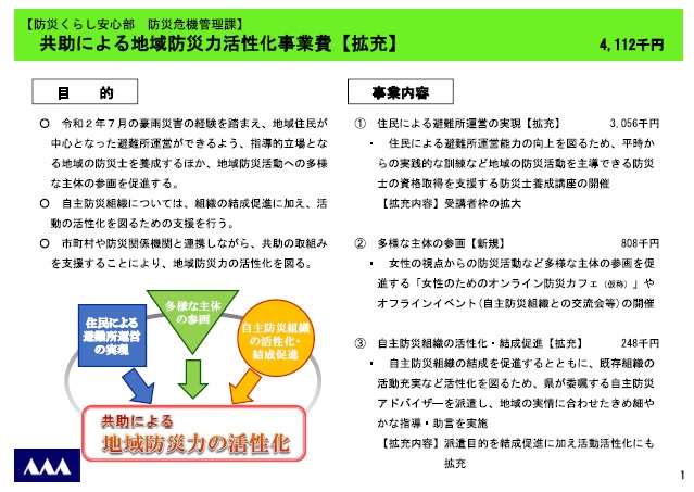 予算説明会資料1