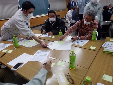 大塚北部地区集落営農ビジョンづくりワークショップ