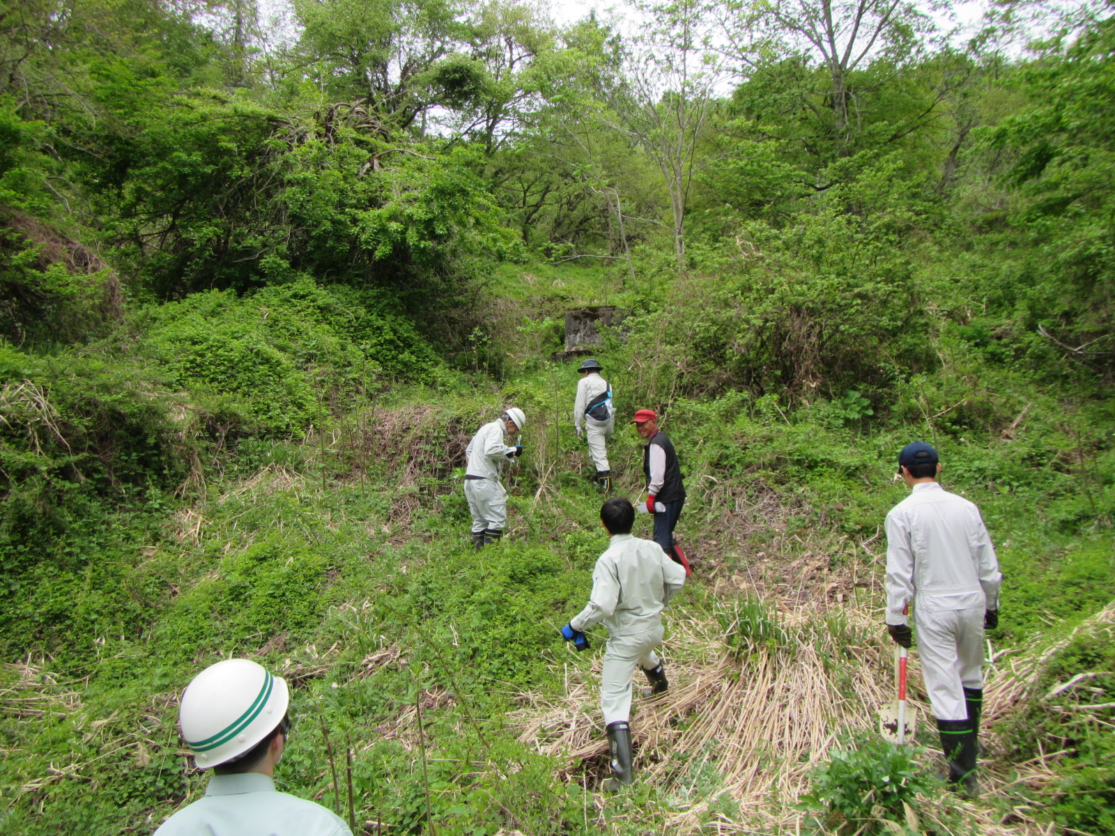 地すべり防止区域点検