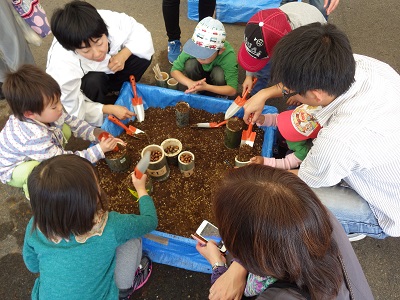 林業まつりでの森のホームステイ