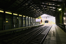 板谷駅スイッチバック遺構の写真