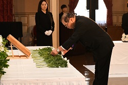10月31日慰霊祭の様子