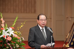 12月10日秋の勲章伝達式の様子