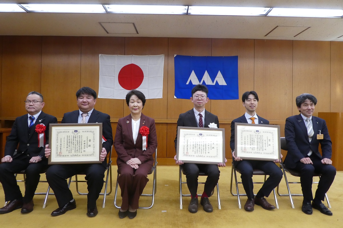 科学技術奨励賞授与式写真