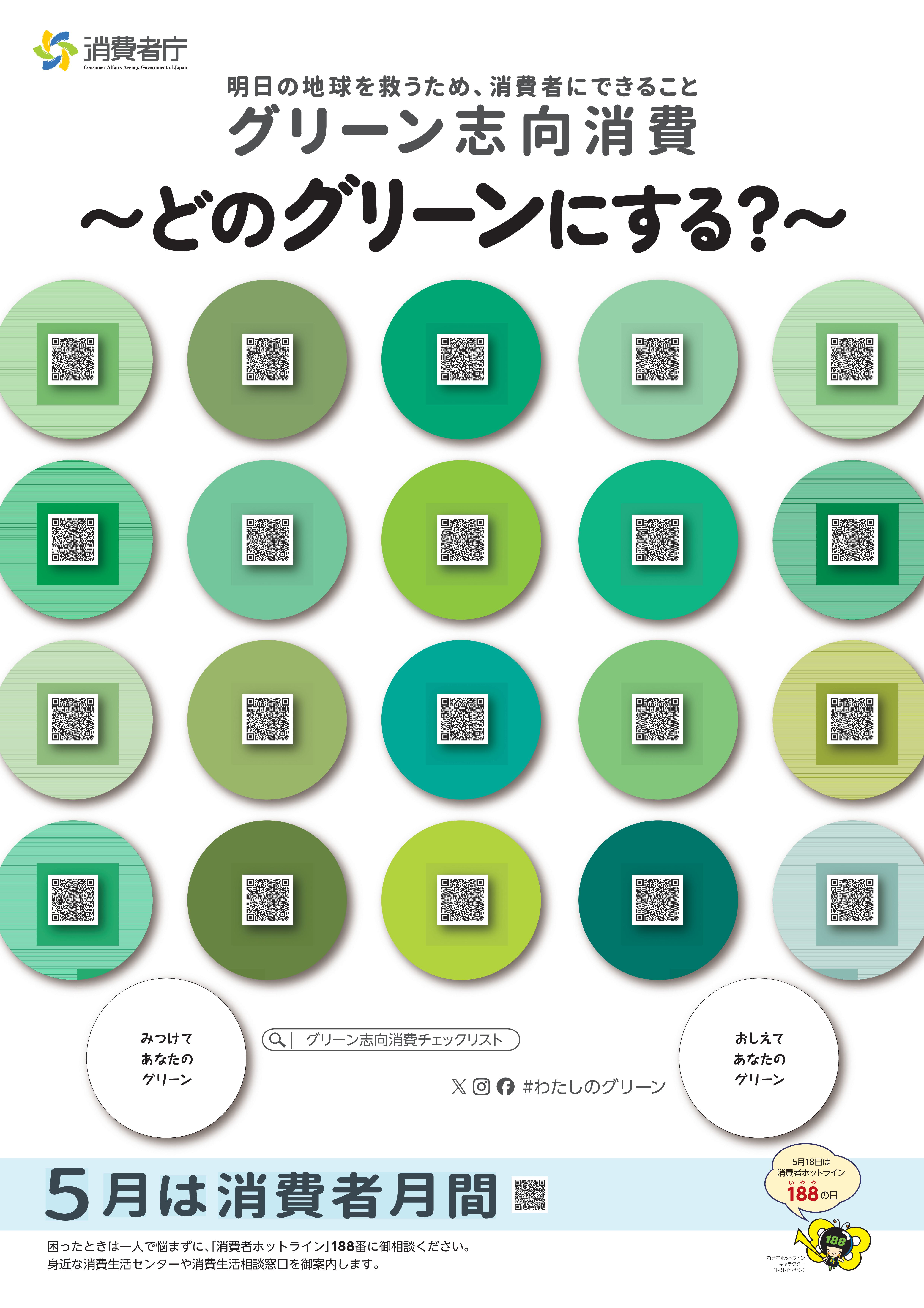 消費者月間ポスター