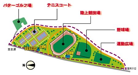 フィールドキャンプ施設区全体図