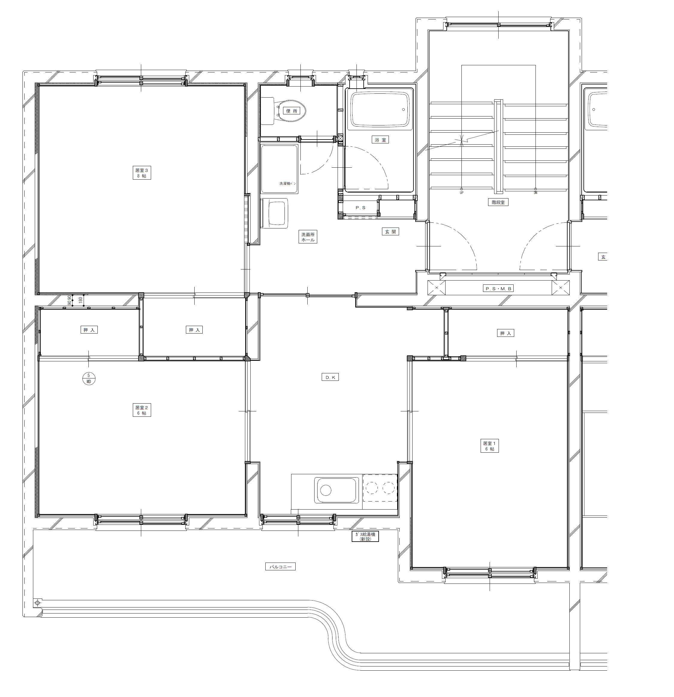 糠野目第二　平面