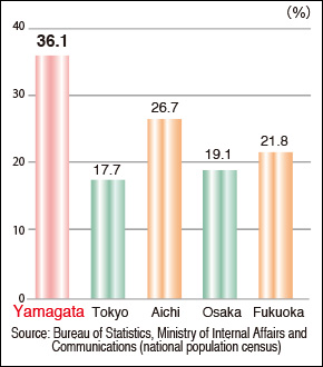 Percentage of Two-Income Households (2010)