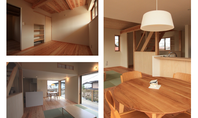 伝統工法でつくる自然感あふれる2階居住の家